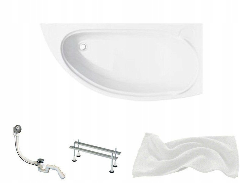 Vaňa - MINI VAŇA 150x70 PRAVÁ BESCO + SIPHON AUTOMAT!