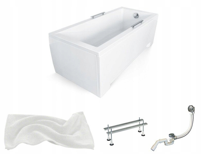 Vaňa - VAŇA MODERNÁ 150x70 BESCO + BÝVANIE + SIFÓN!