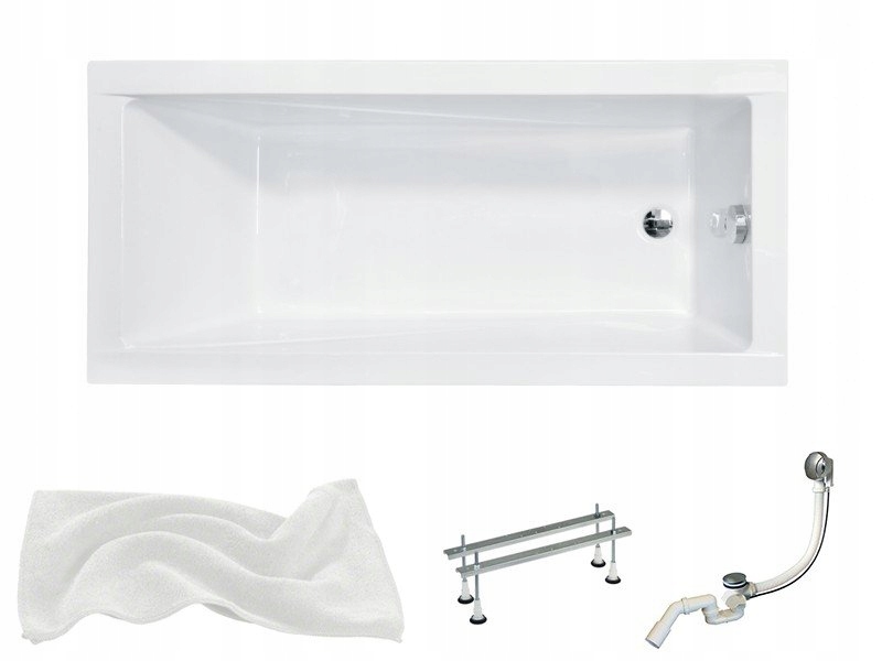 Vaňa - Moderná vaňa 170x70 Besco + Siphon Automatic!