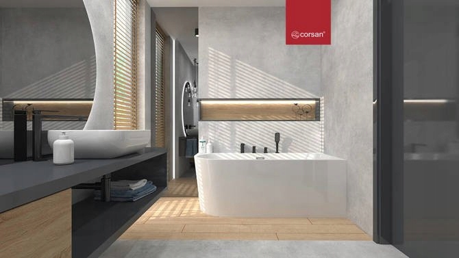 Vaňa - Intero E-250L 160x74 Corsan Bathtub