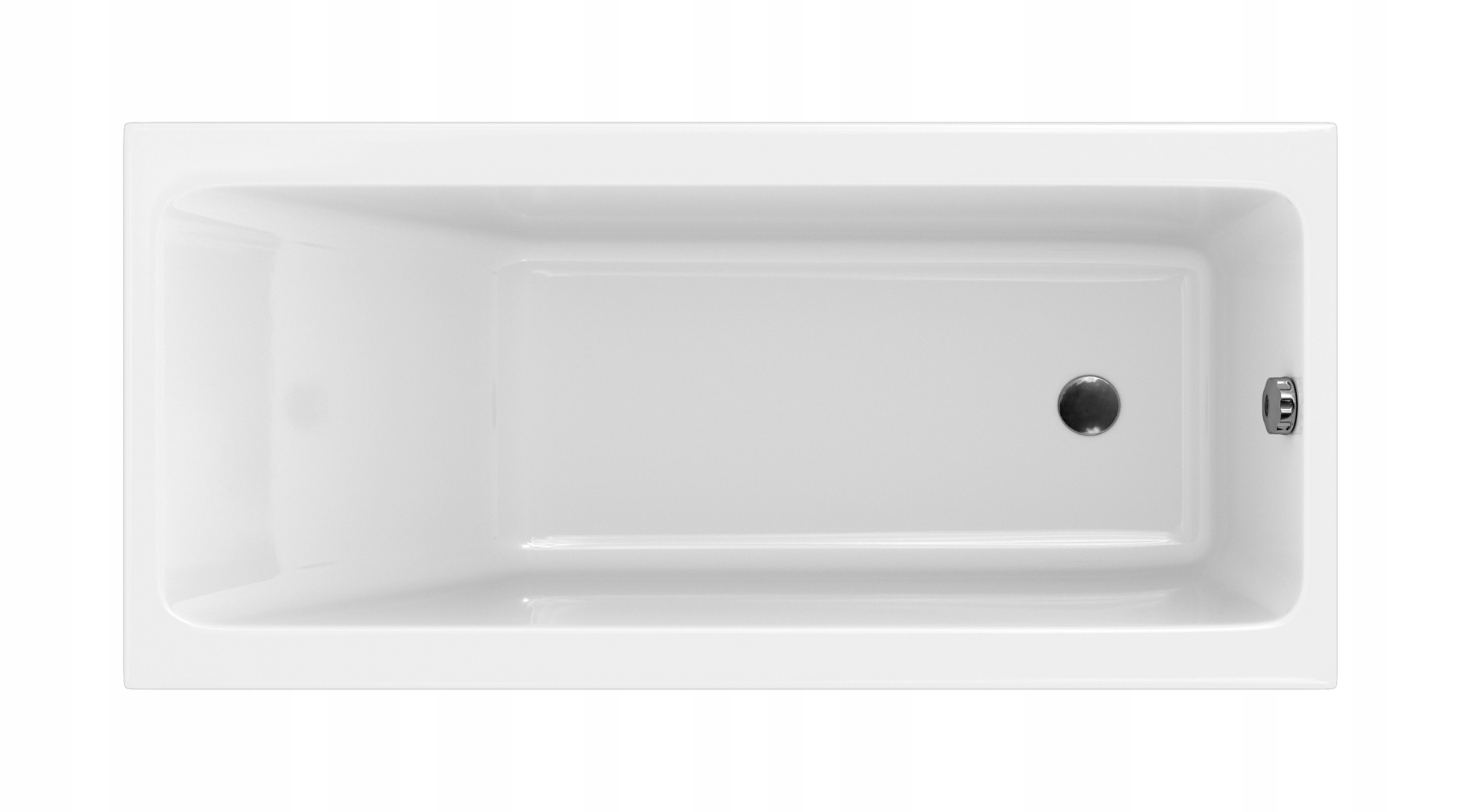 Vaňa - Obdĺžniková vaňa 170x75 cm Cersanit CREA S301-226