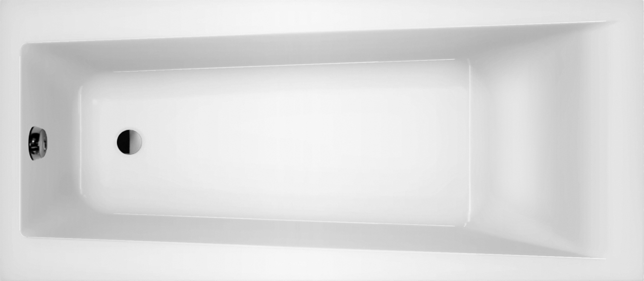 Vaňa - Obdĺžniková vaňa Poľsko 100% akryl Lucite 75x160