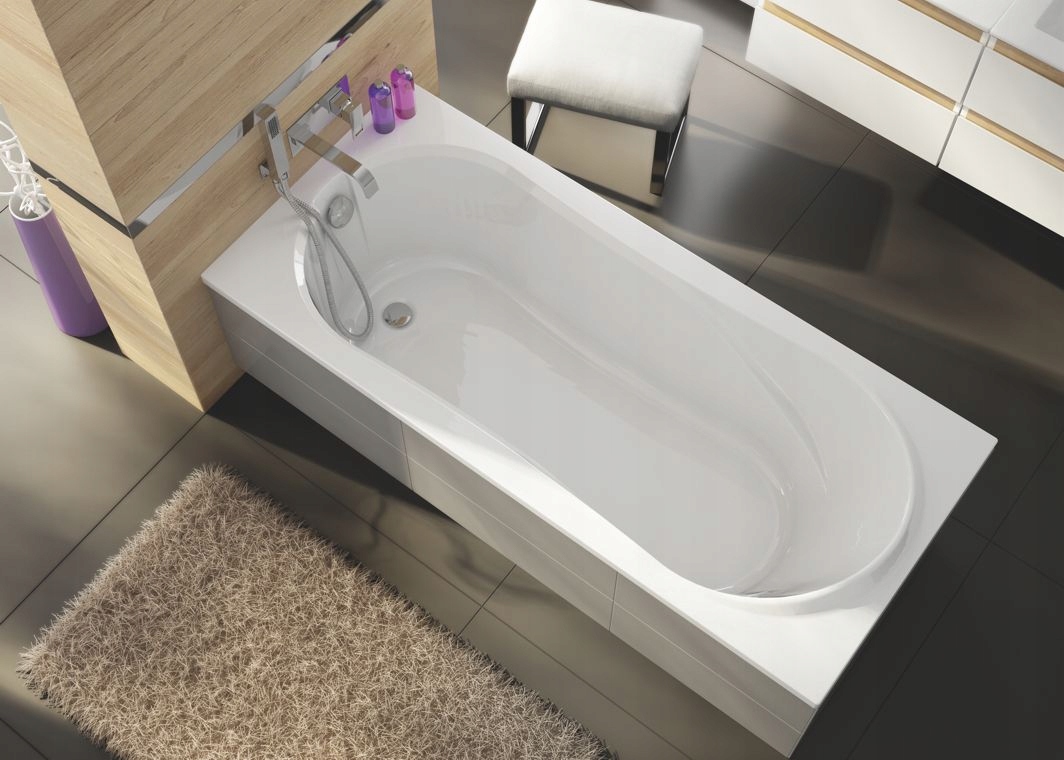 Vaňa - VAŇA OBDŽNÍKOVÁ WIVEA 75X150 S KRYTOM + SIFÓNOM