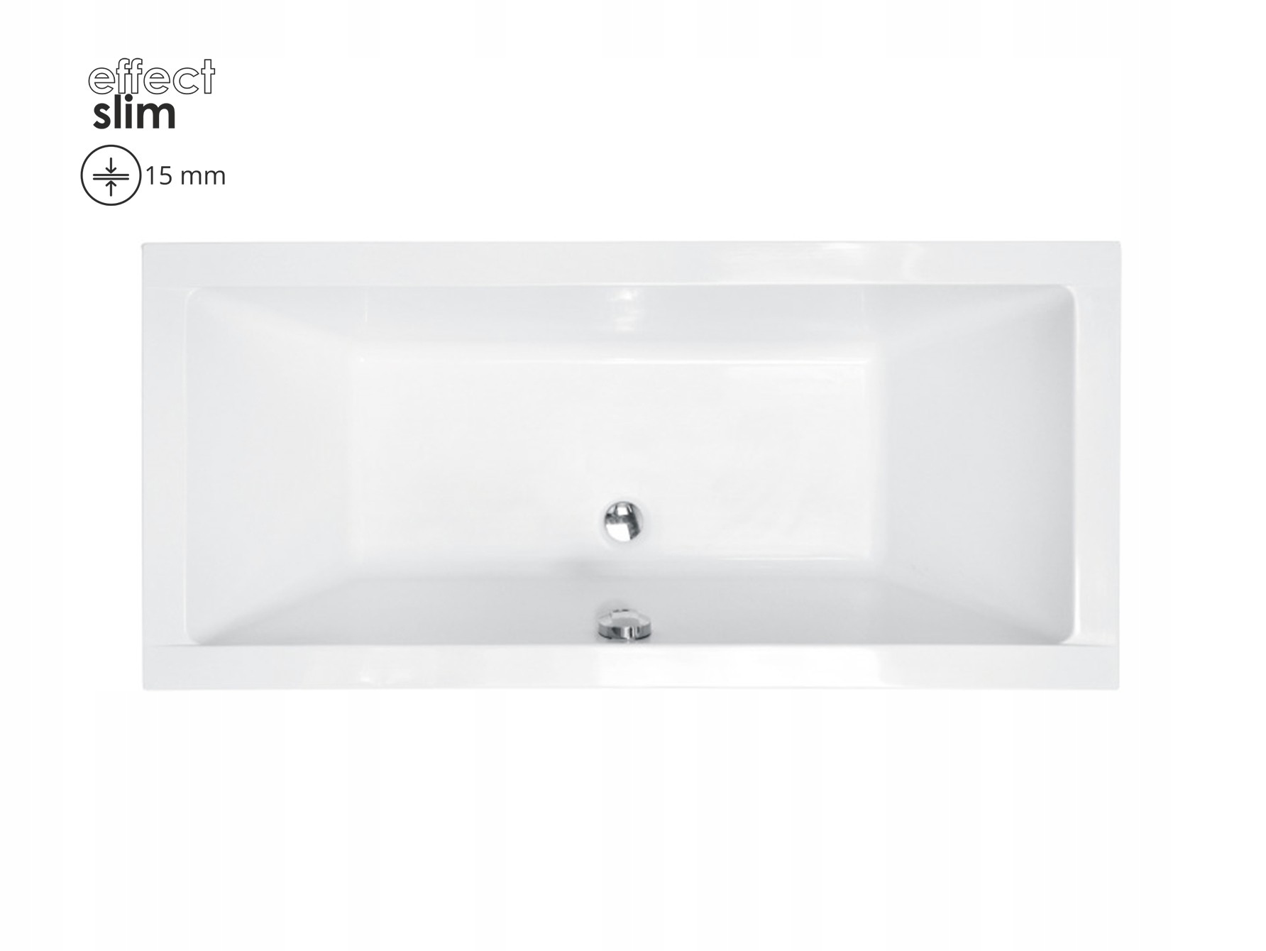 Vaňa - Quadro tenký obdĺžnikový vaňa 170x75 besco