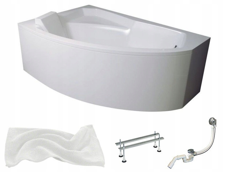 Vaňa - Vaňa Rima 130x85 Left Besco + Puzdro + sifón!