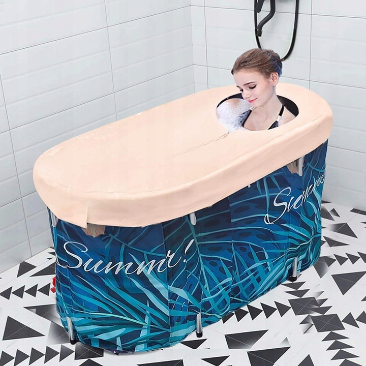 Vaňa - Skladací vani materiál prenosný rámec sauny