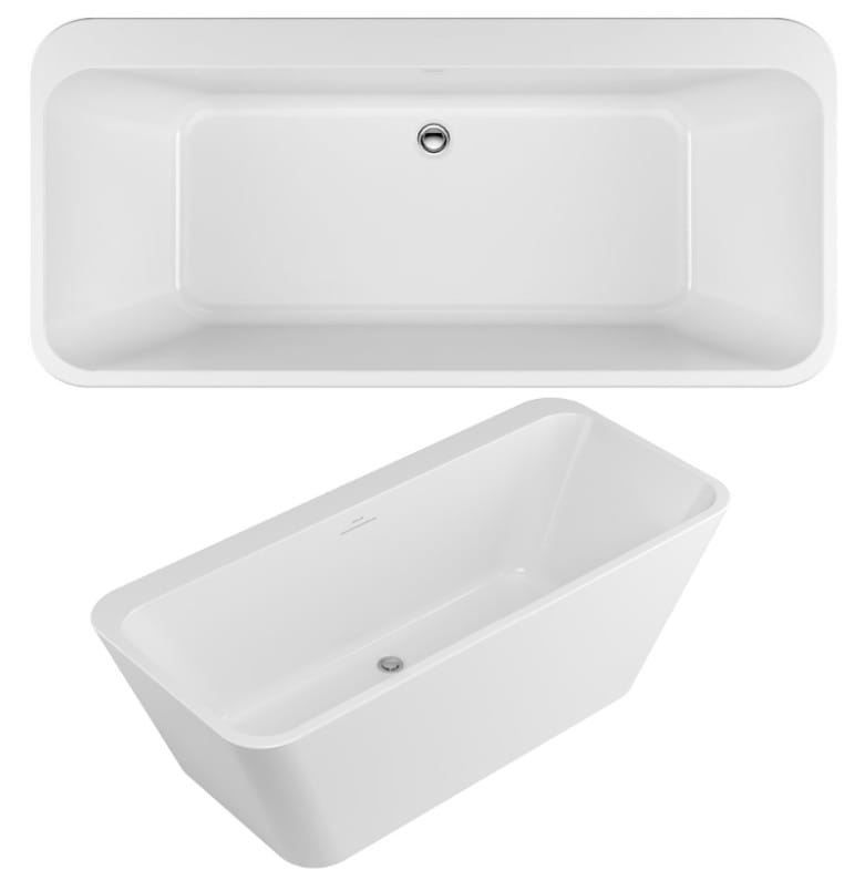 Vaňa - Freestanding Bath 160x73 cm / 160 l, biela