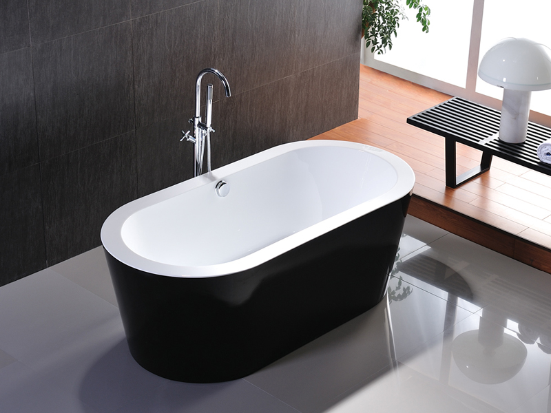 Vaňa - Freestanding Tub Massi Thermo Black 160cm