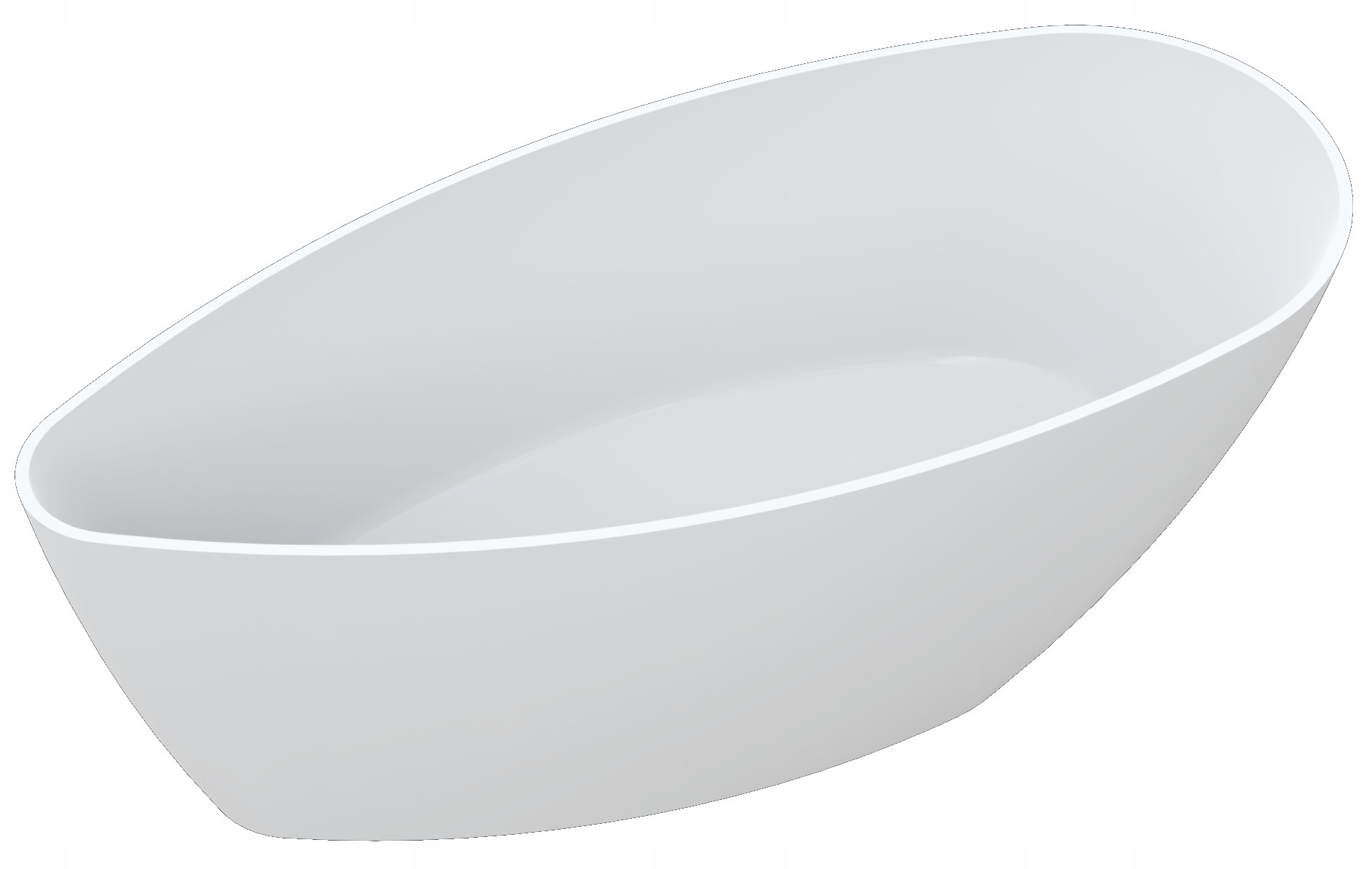 Vaňa - OVAL voľne stojaca vaňa konglomerát ITA 160