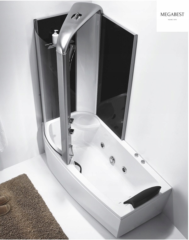 Vaňa - Vani s hydromasážou a kabínou / obrazovkou 170 cm
