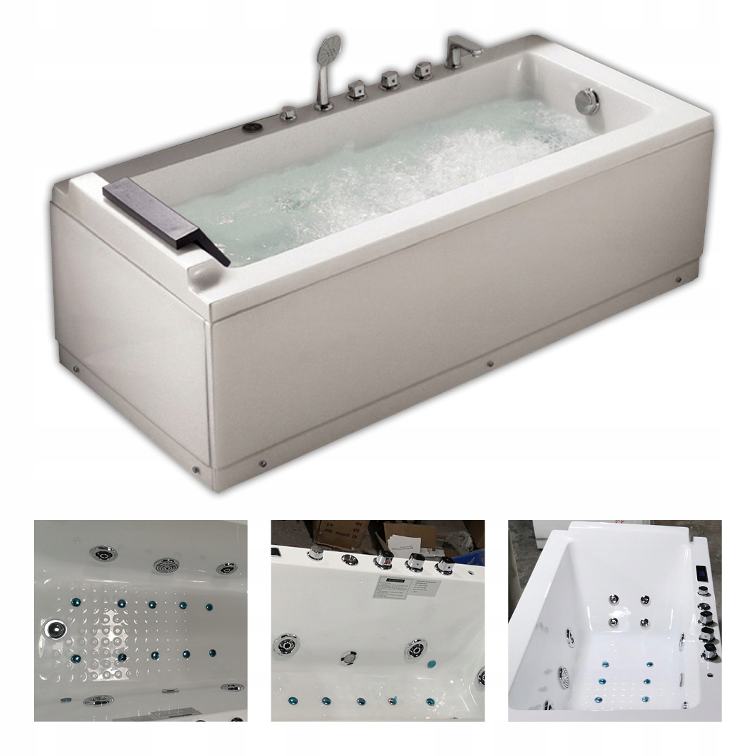 Vaňa - Spa whirlpool 28 trysky 140x75 ozón akrylovej