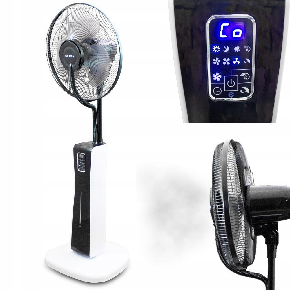 Sprchový žľab odtok - LED ventilátor s zvlhčovačom vzduchu