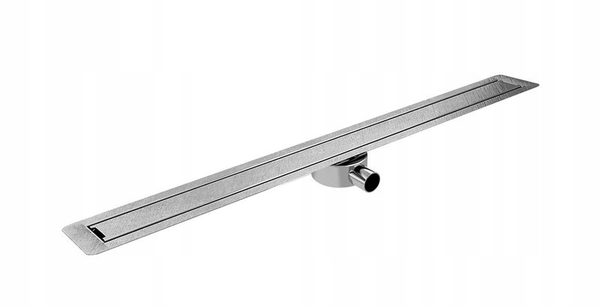 Sprchový žľab - Stierač lineárneho prietoku Invisible Slim 70 cm + manžeta