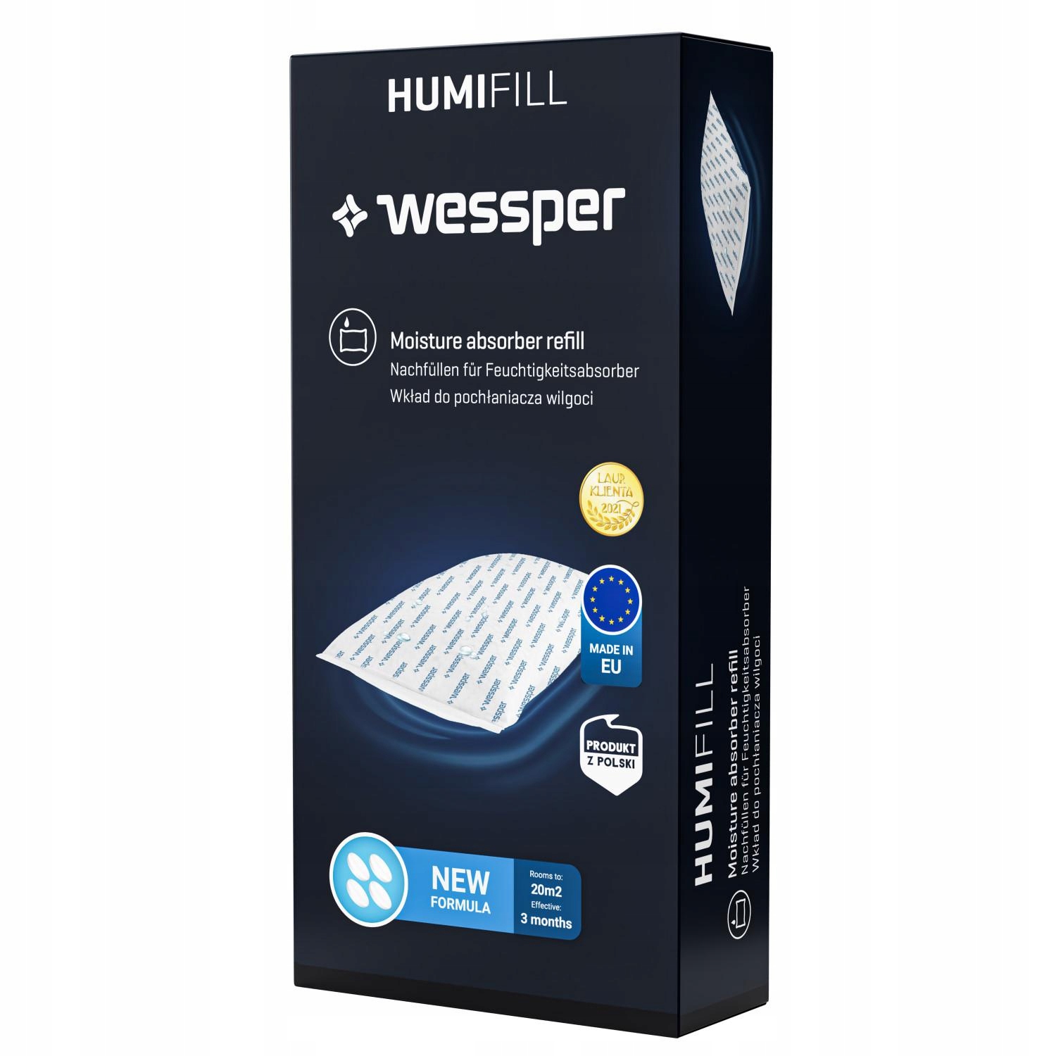 Pohlčovač vlhkosti - NÁPLŇ ABSORPTORA VLHKOSTI pre Water Blocker 250g