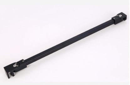 Sprchová zástena - Stena čiernej držiaka stena stena 129 cm