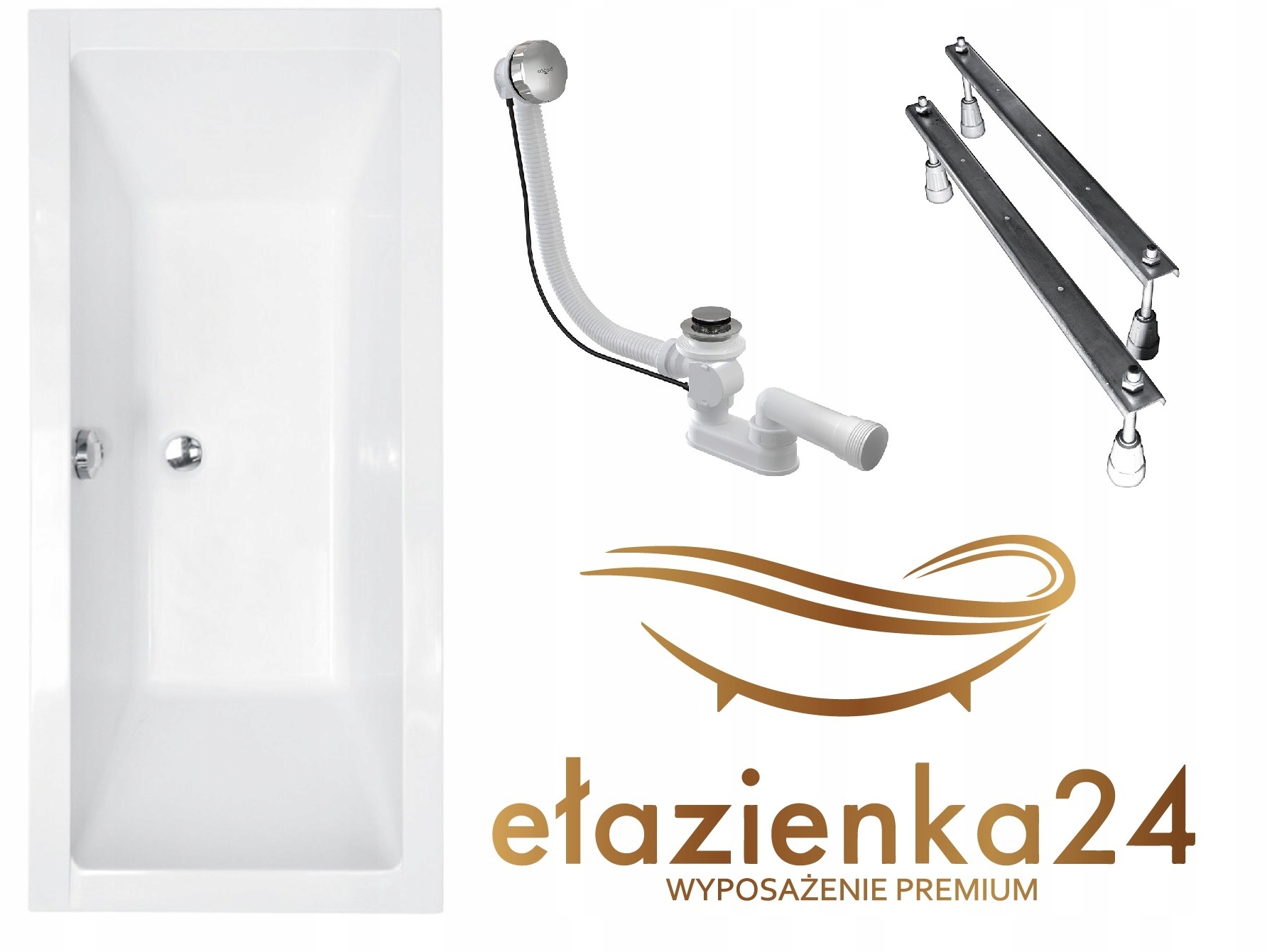 Vaňa - Besco besco chce 155x70 + bývanie + sifón