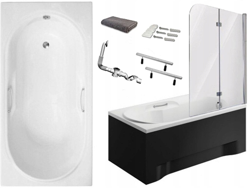 Vaňa - Vaňa Lux 150x75 Kryt obrazovky dvojdielny
