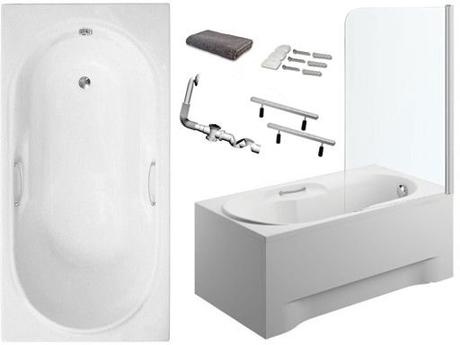 Vaňa - Vaňa Lux 150x75 Kryt obrazovka z jedného kusa