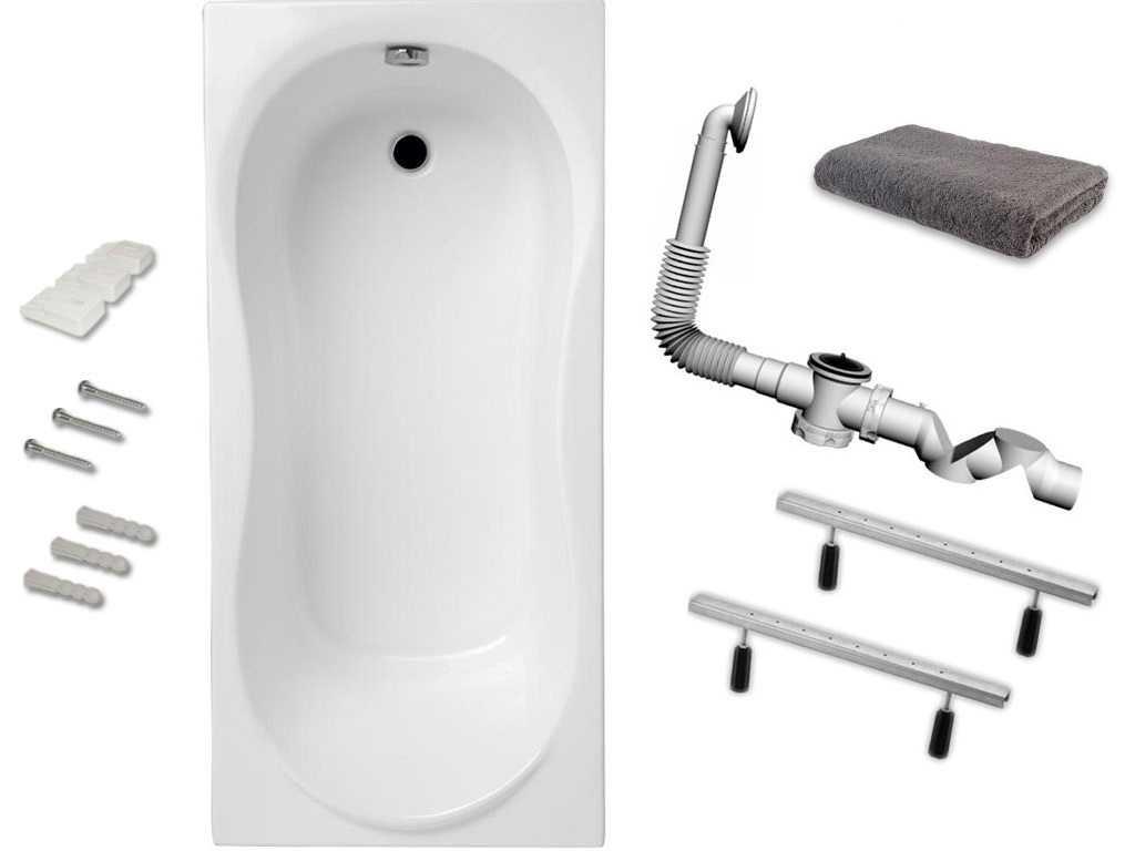 Vaňa - Bath Polimat Gracja 120x75 Sifón | HUBBUB. 15 ROKOV