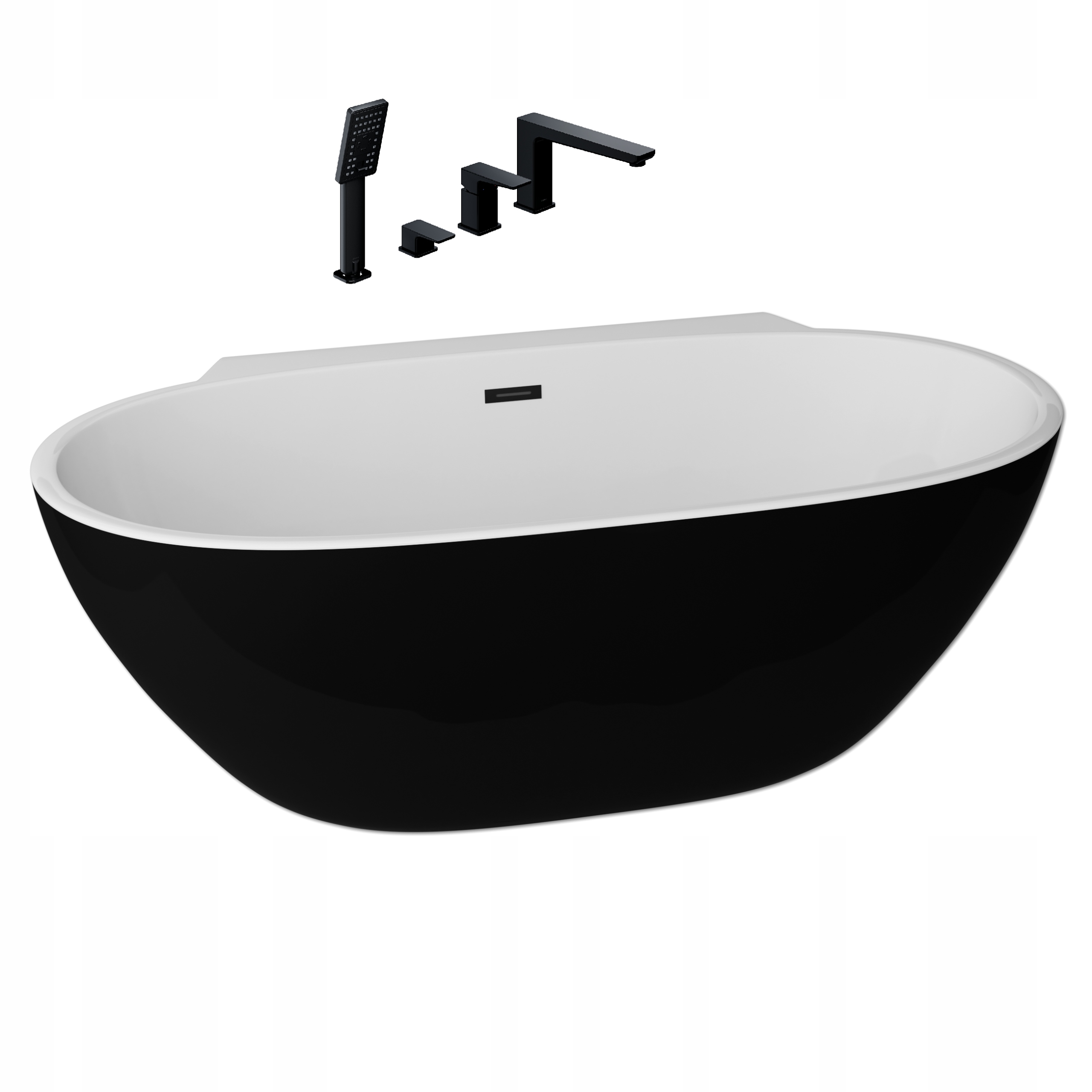 Vaňa - Bath hranice bieločierná MANDAL BATÉRIE + 170x85