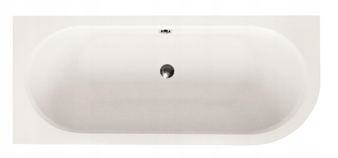 Vaňa - Wanna Slim Asymetria Left Besco Avita 170x75 + sifón