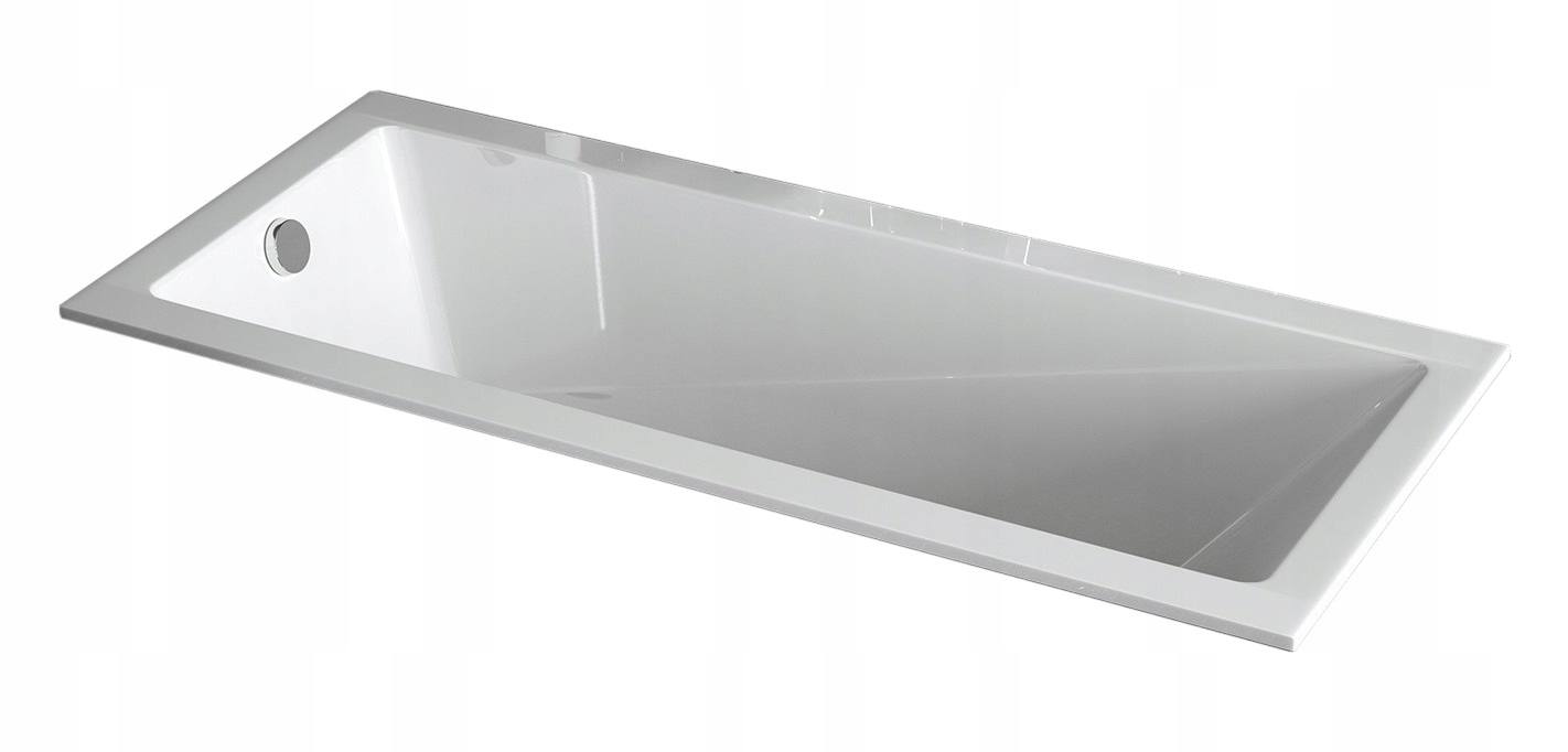 Vaňa - Vaňa Slim Obdĺžnikový Besco 170x70 Modern + sifón