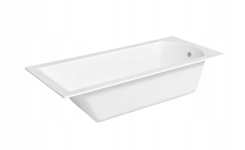 Vaňa - Wanna Slim Obdĺžnikový Shea 160x70 Besco + sifón