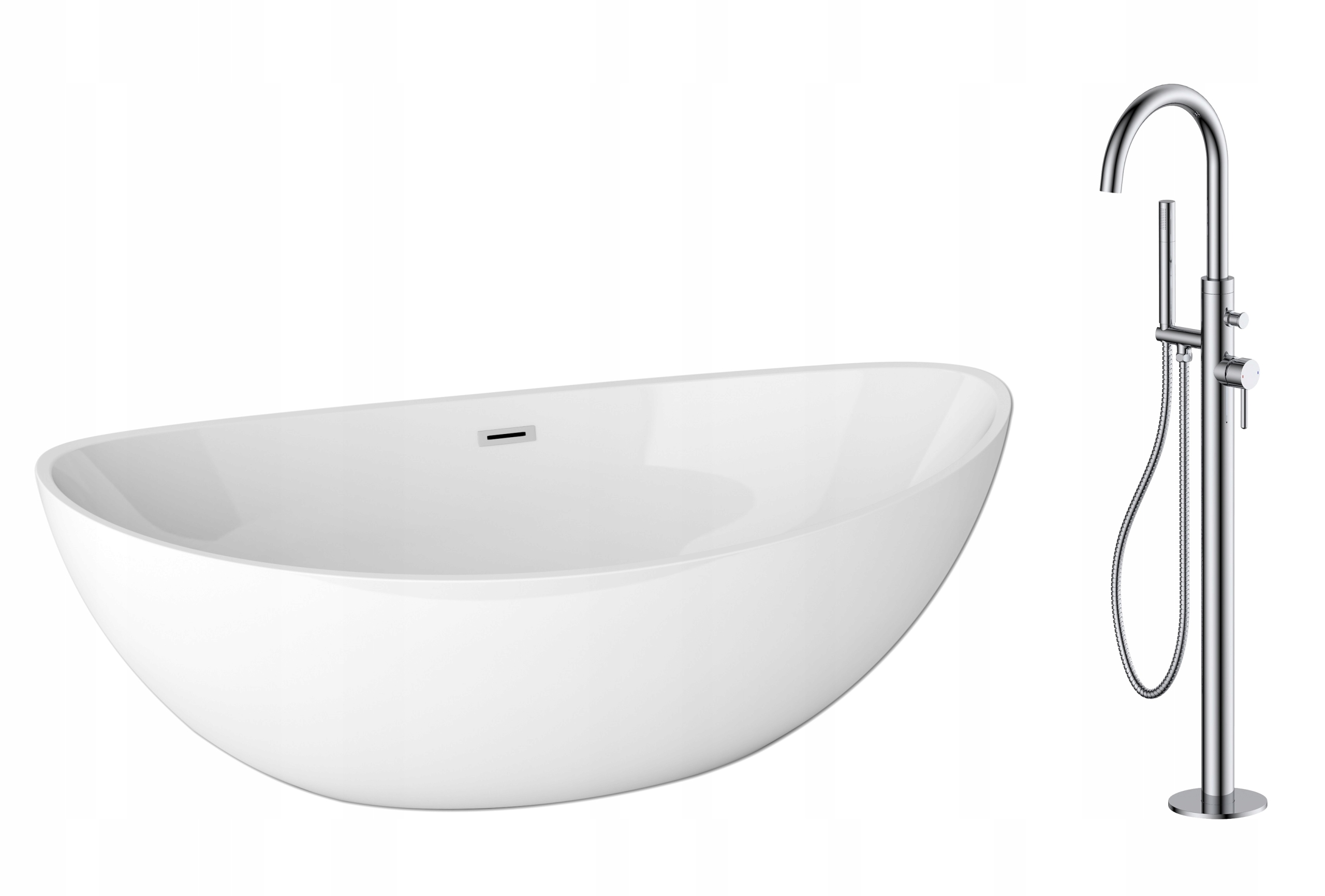 Vaňa - Wanna Wolny 180x87 Frigg + Battery Omnires + syf