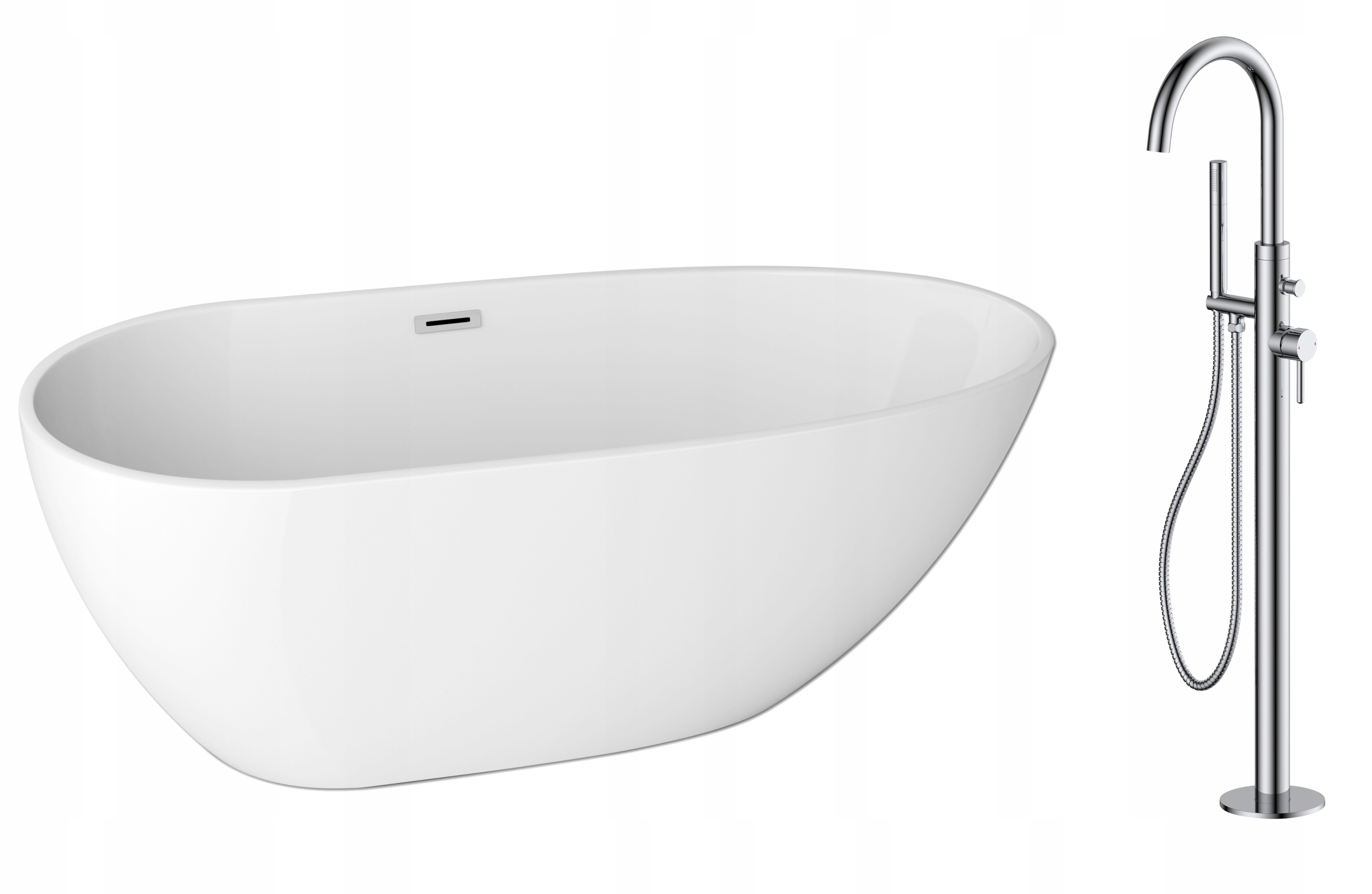 Vaňa - Bath WOLNOST LOKI 170x80 + BATÉRIE + Omnires TRAP