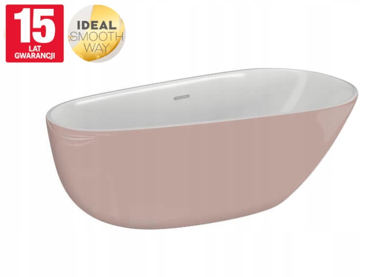 Vaňa - Akrylová vaňa samostatne stojace 170x85x60 cm PINK