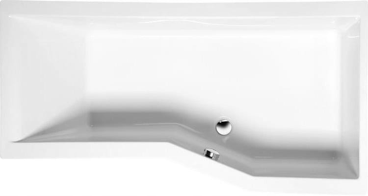 Vaňa - Vaňa asymetrická 170x85x70x47 cm, biela, akrylové