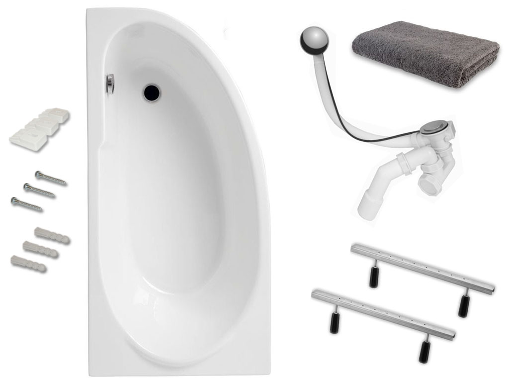 Vaňa - Besco Avita Law 180x80 + Black Matt Housing