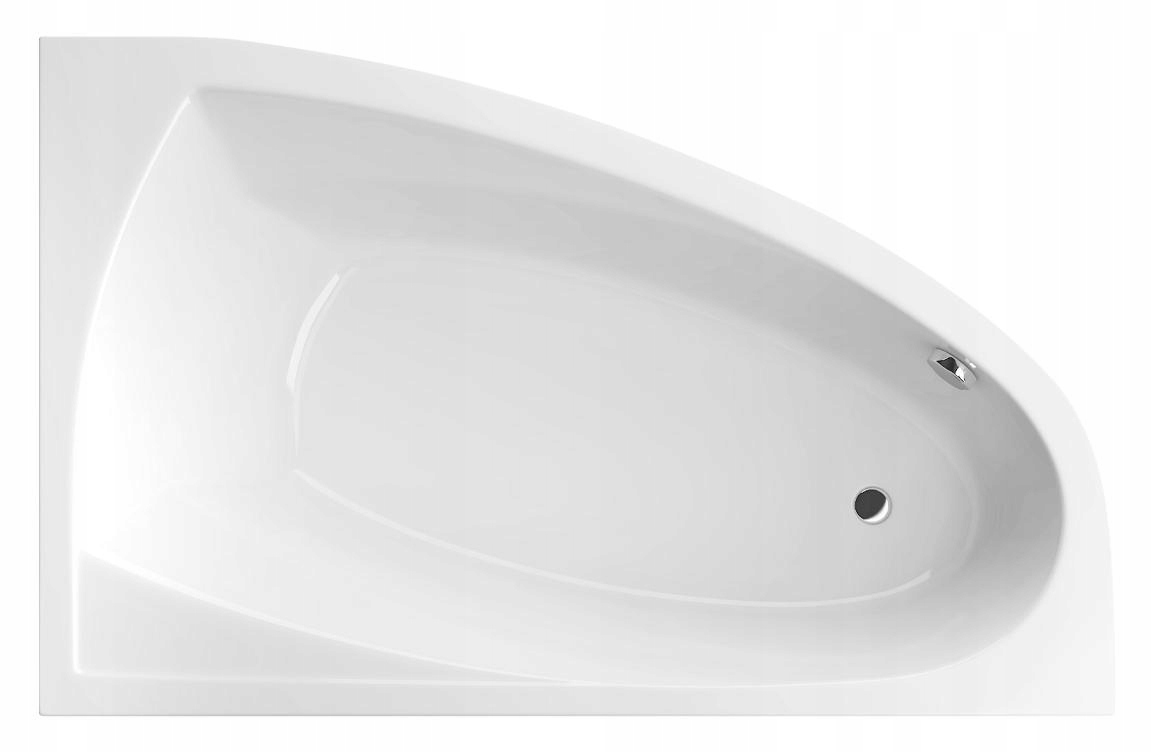 Vaňa - Rohové vane akrylové práva pre Built -in 160x100 cm
