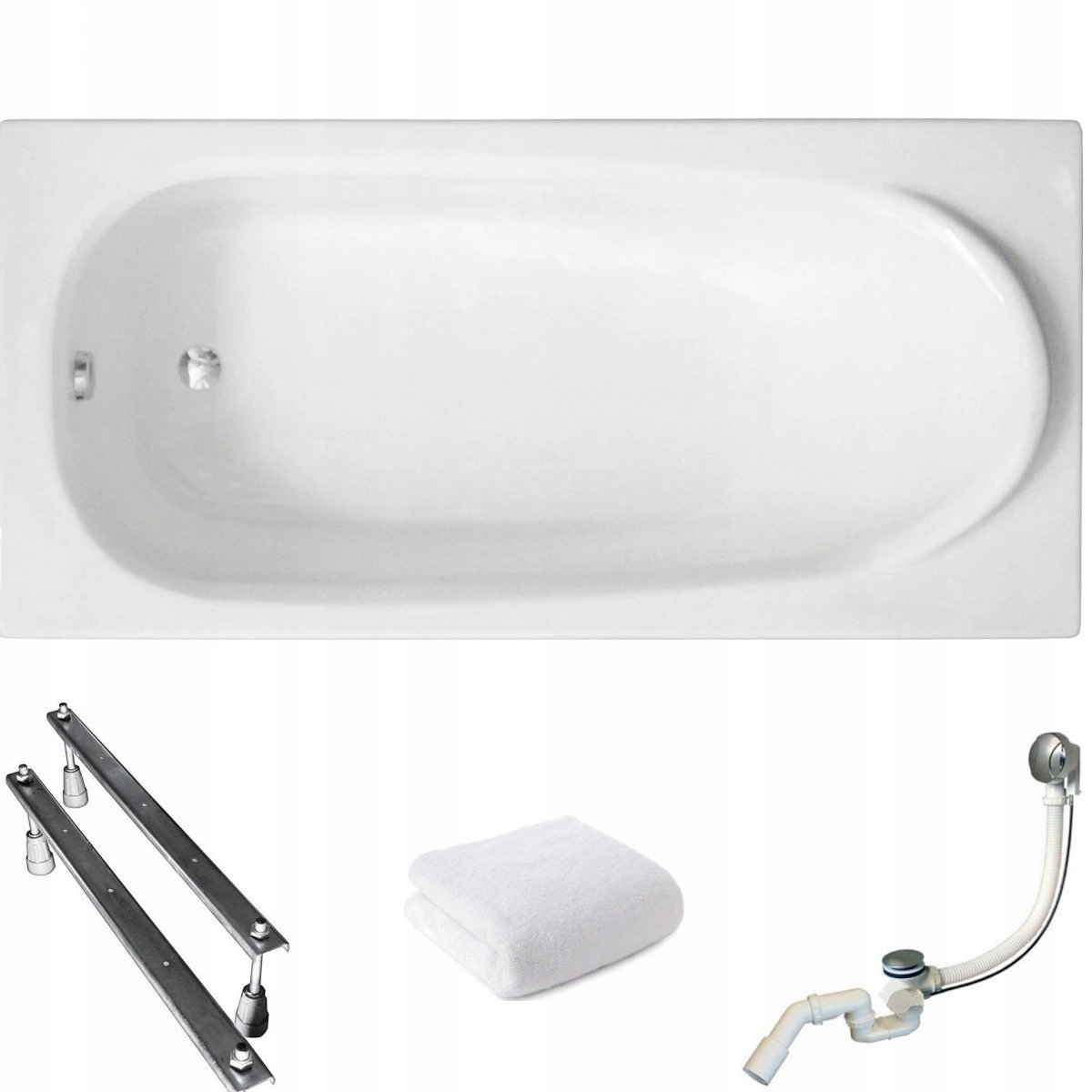 Vaňa - Ravak Wanny Be Happy II 160x75 P White C971000000