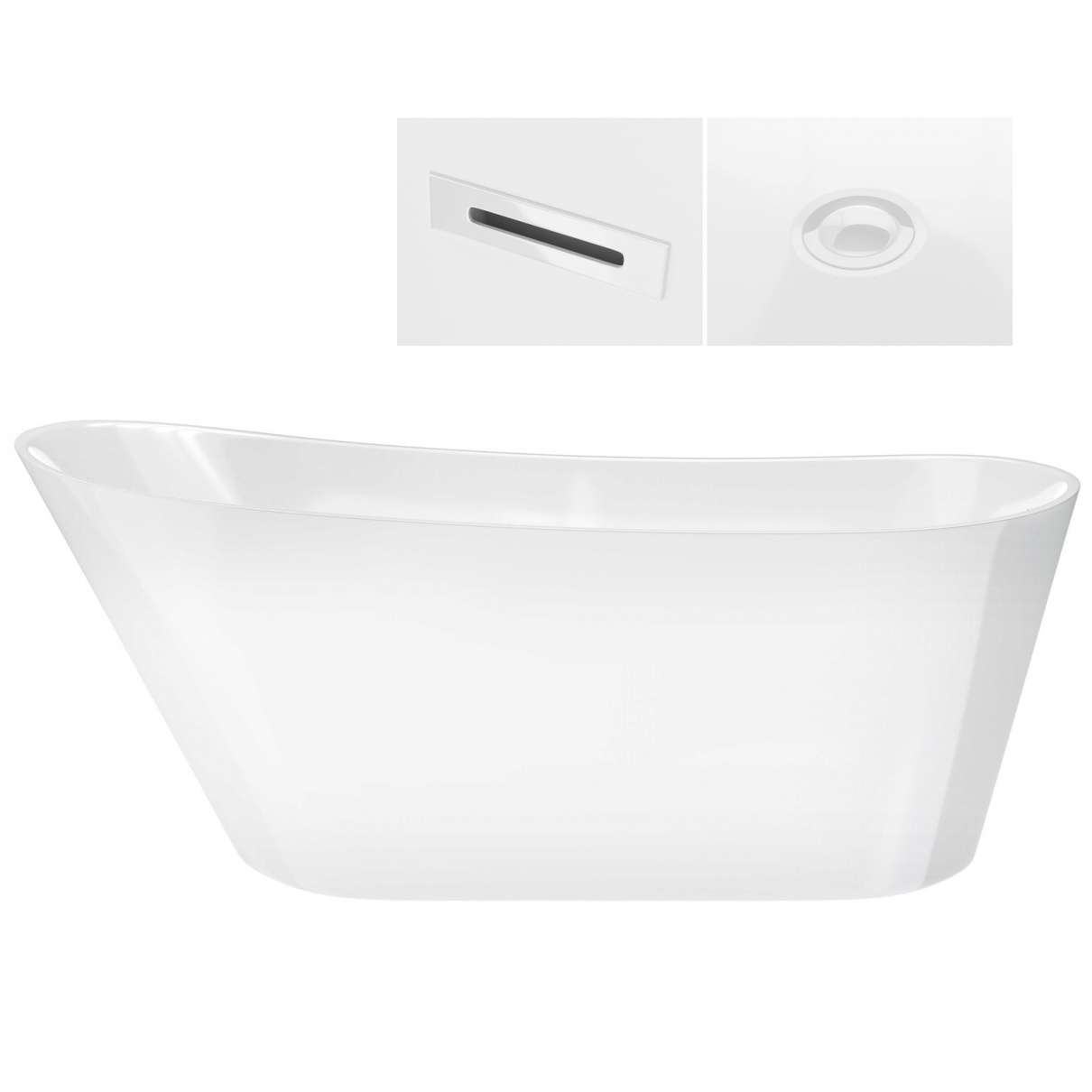 Vaňa - Voľne stojaca vaňa 160x74 Corsan Estella S-302L