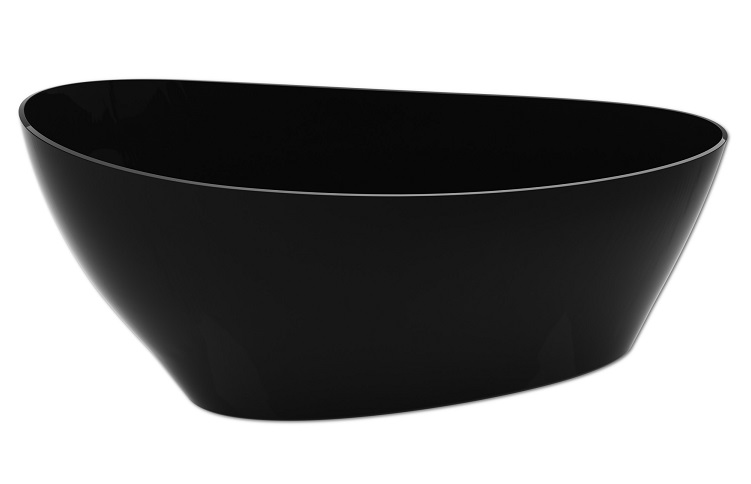 Vaňa - Voľne stojaca vaňa 165x70 BLACK Besco Keya