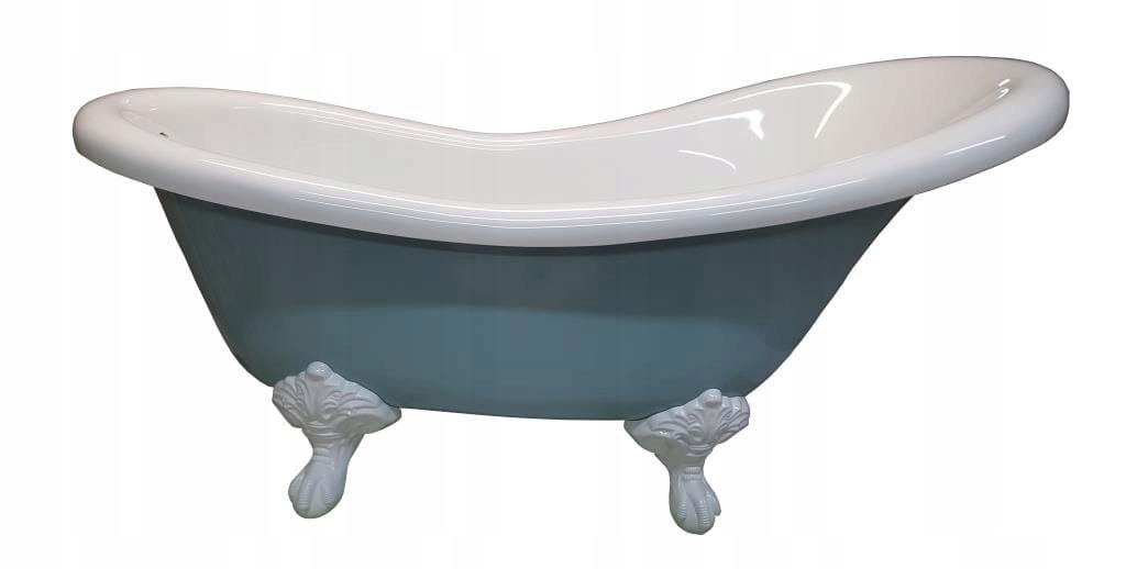 Vaňa - Voľne stojaca vaňa retro modré 170 cm click-Klak +