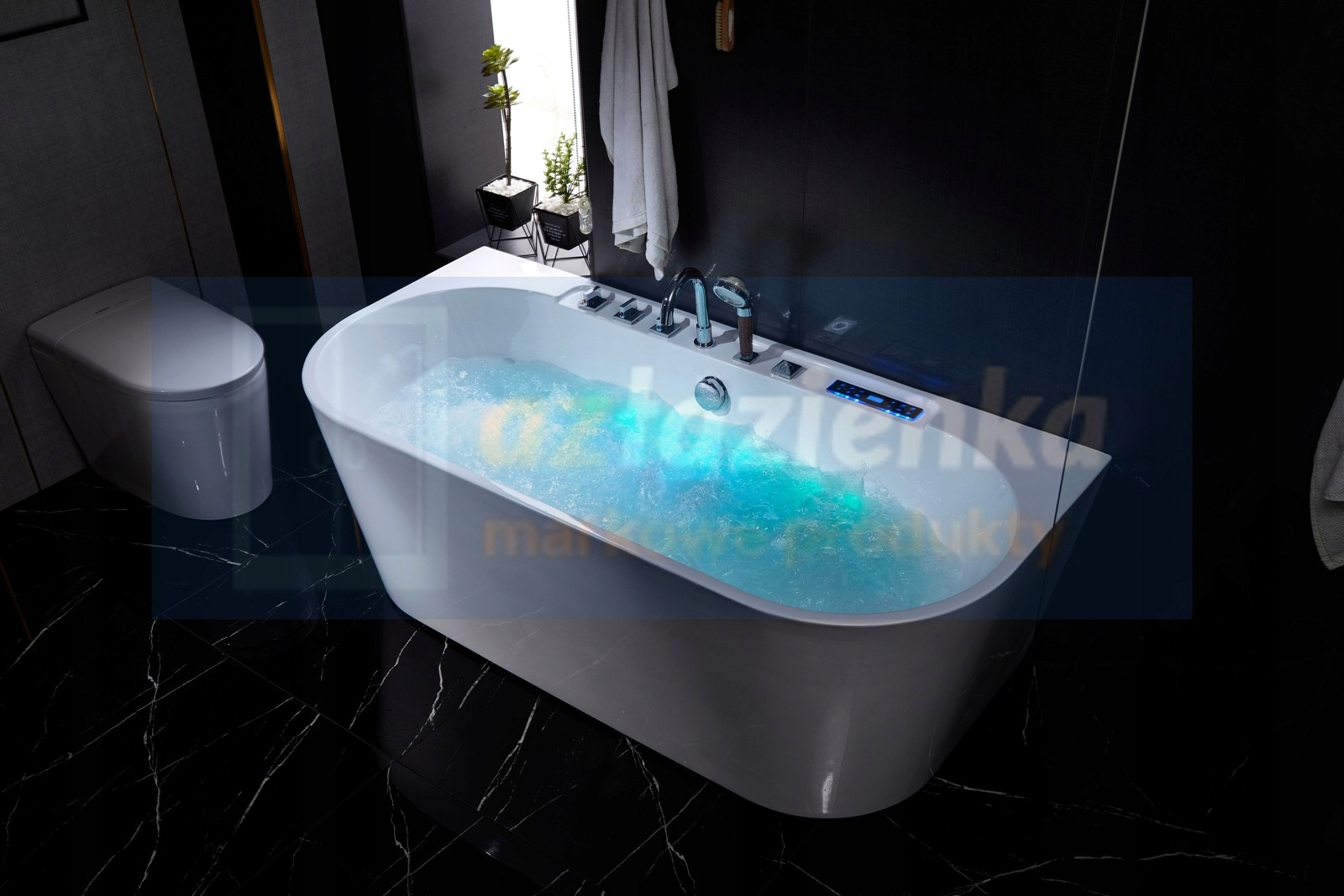 Vaňa - Hydromasážna vaňa Obdĺžnikový 170 cm Nová rada