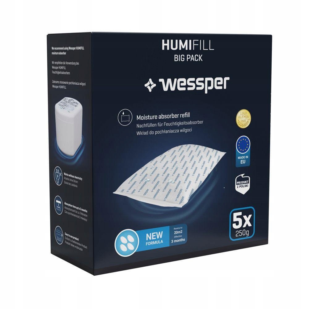 Pohlčovač vlhkosti - Vložte moderné absorbéry vlhkosti 250 g