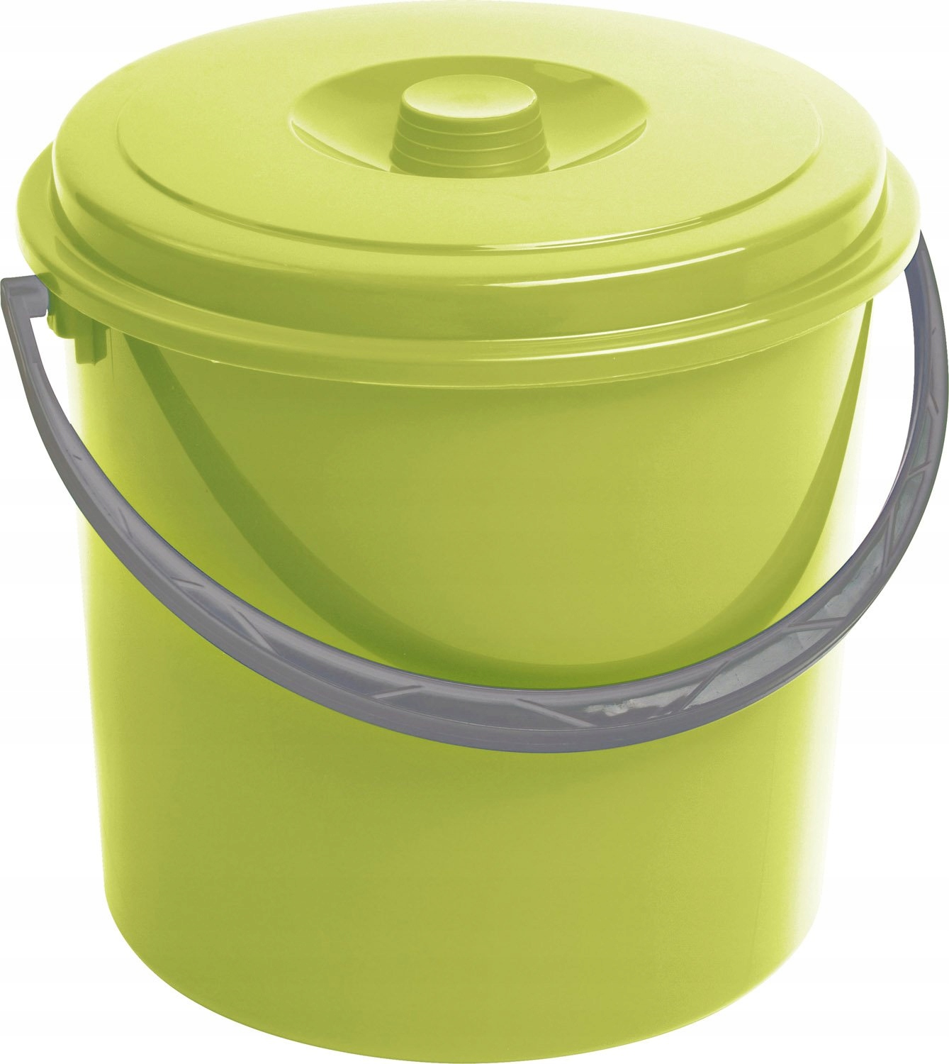 Vedro s rukoväťou a vekom 16 L Green 8047