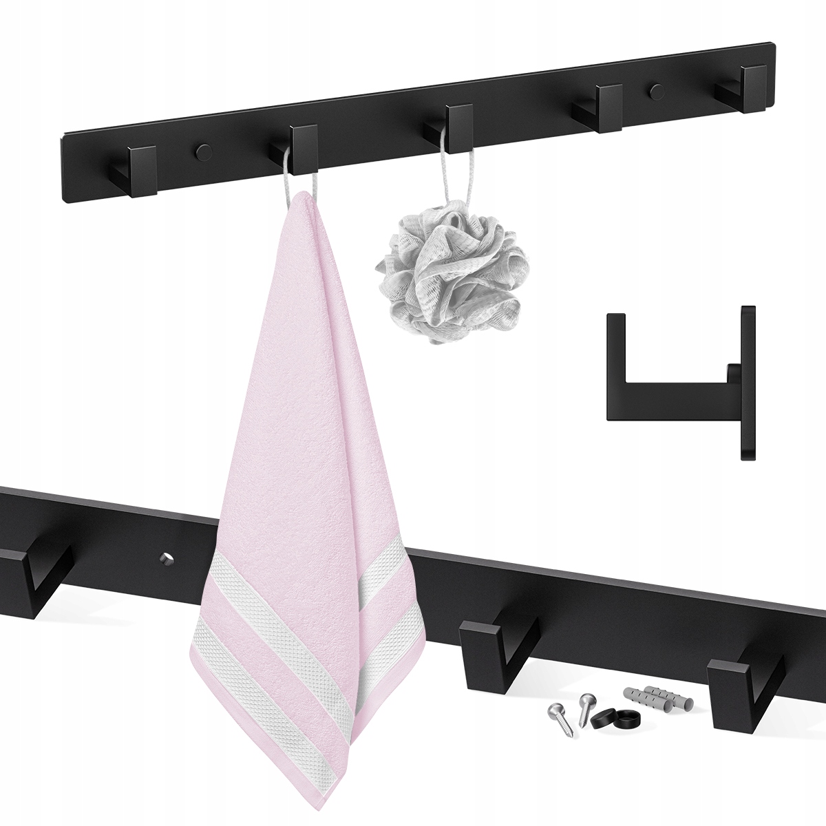 Kúpeľňové uteráky Mark Adler Czarny Loft