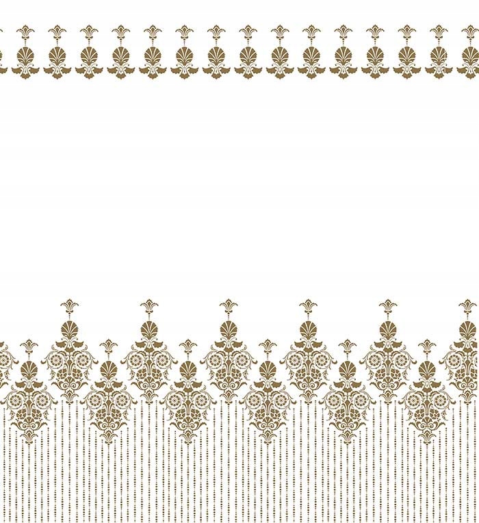 Sprchový záves - TXT Gold2 Multi -Bisk Shower Curtain