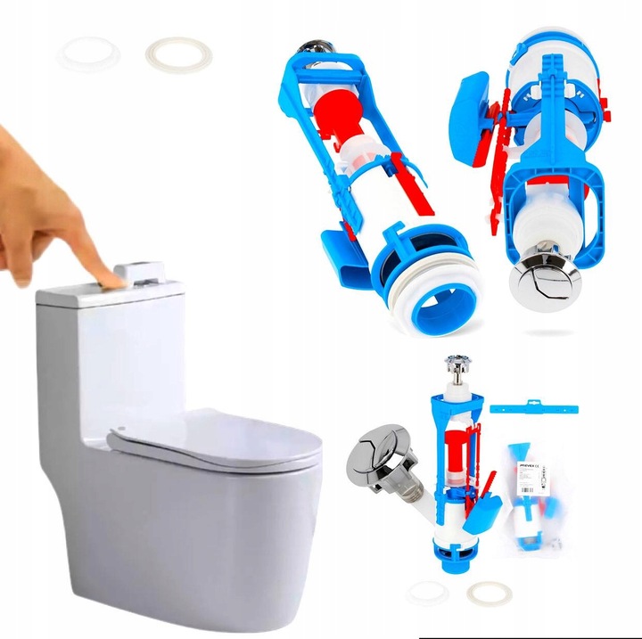 Splachovacie WC tlačítko -  Divý