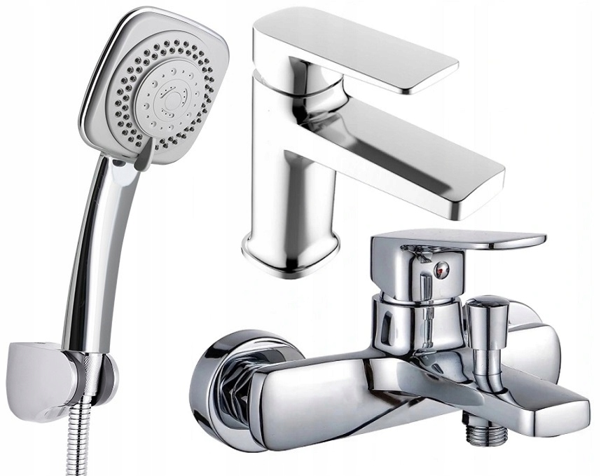 Vaňová batéria - Basénový kúpeľ Basic + Spray Cubic