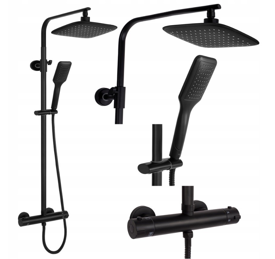 Sprchový panel - Black Rea Spray Set