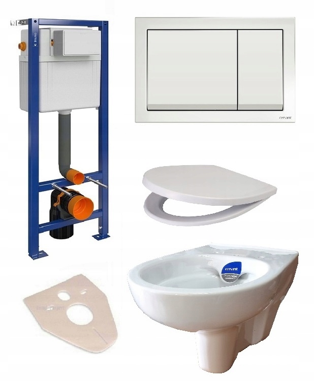 WC misa - Závesná misa na toaletu 2604 + pomalú dosku