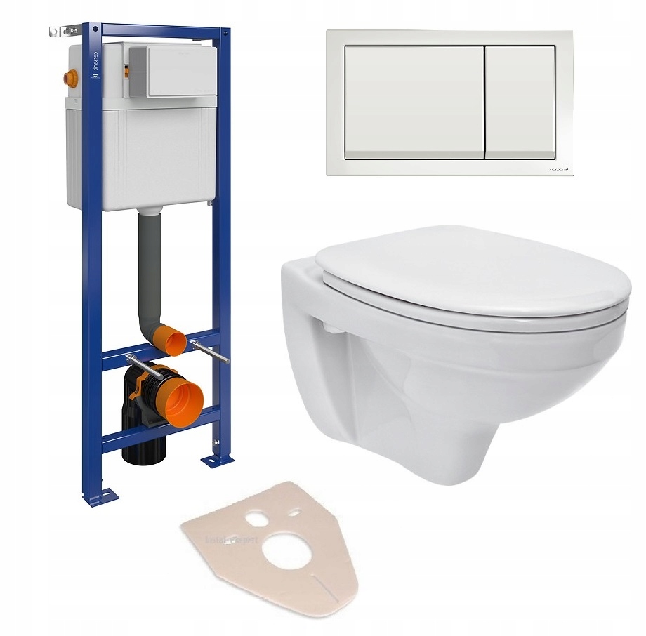 WC misa - Flush -Mounted Set WC 895 Aqua Cersanit Woldsopad