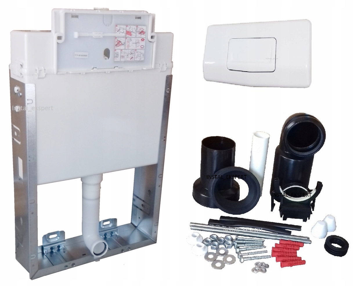 Podomietkový WC modul -  Flush -Mounted Set toaletný rámec cisaches gombíky