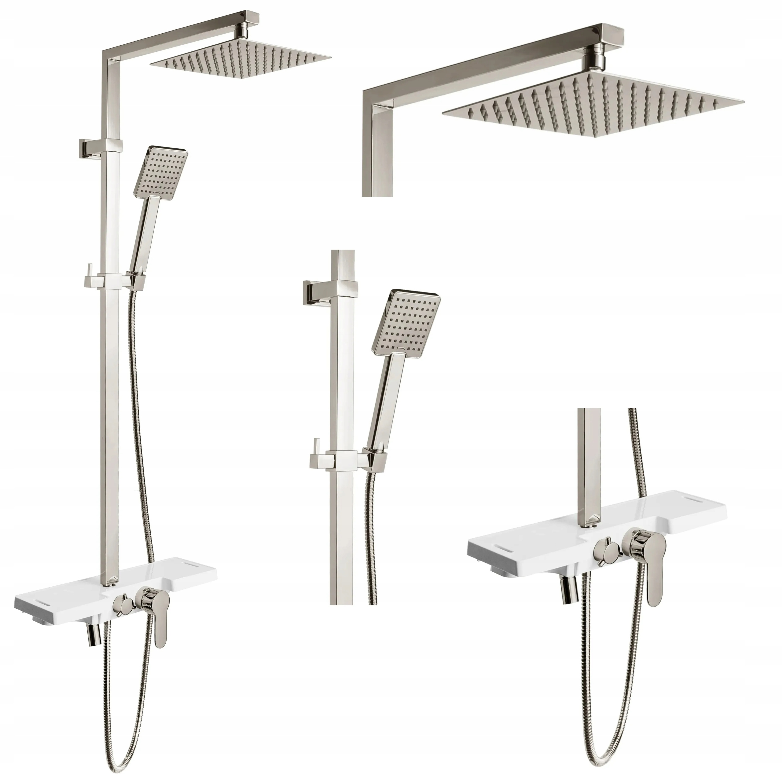 Shield Rain Shower + čierna sprchová batéria