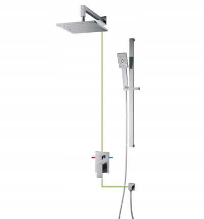 Sprchová súprava - SHOWER KIT CHROM FLUSH FRESH Omnires